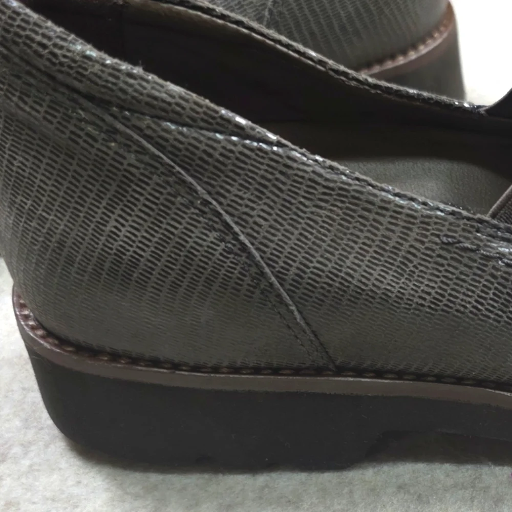 Earthies By‎ Earth Almada Grey Leather Size 6 No Signs Of Wear